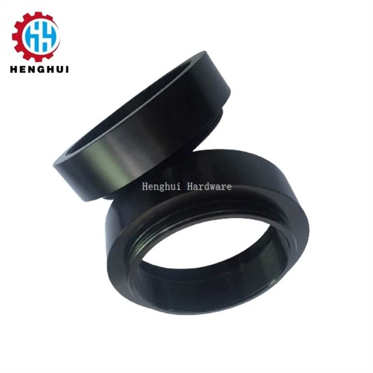 63-cnc black anodized aluminum part
